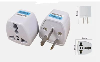 Travel Adaptor US/UK/EU/INDIA to AU Australia AC Power Adapter CONVERTER