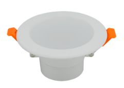 10W DOWNLIGHT NON DIMMMABLE 6000K 90MM CUTOUT WHITE FLAT FACE BUDDY