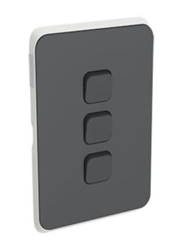 ICONIC BLACK  3 GANG SKIN ANTHRACITE