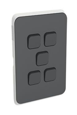 ICONIC BLACK 5 GANG SKIN ANTHRACITE