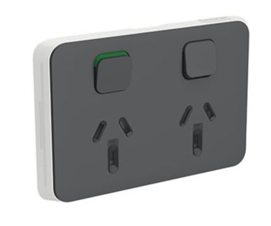ICONIC BLACK SKIN FOR DOUBLE GPO ANTHRACITE