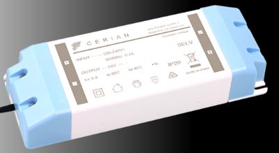 60W LED Driver 230v AC to 24v DC Max 2.5A IP20 DRIVER60W24VDC