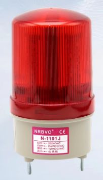 WARNING BLINKING FLASHING HAZARD ROTARY BEACON LIGHT 12V-220V ACDC