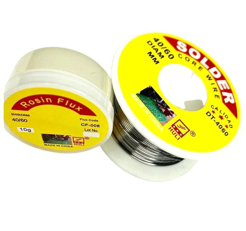 SOLDER 40/60 WITH ROSIN FLUX 0.8MM WIRE