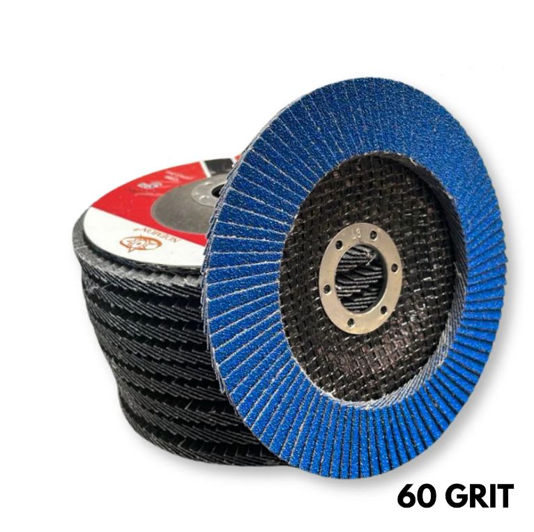 125mm (5”) Flap Discs | 60 GRIT Zirconia