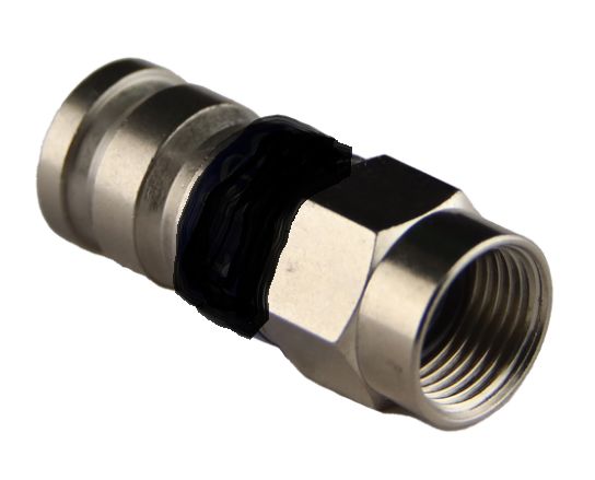 RG6 QUAD COMPRESSION TERMINAL FOXTEL