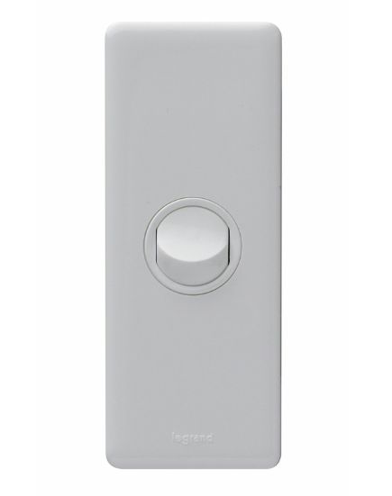 EXCEL LIFE 1 GANG ARCHITRAVE SWITCH, WHITE EDA770/1WE HPM LEGRAND