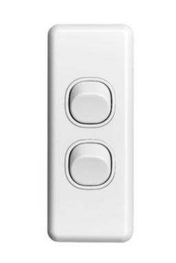 2 GANG ARCHITRAVE SWITCH C2032A