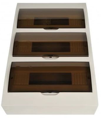 36 Pole Surface mount distribution board switchboard load center with door earth neutral links SMS36