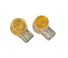 Gel Filled Weatherproof Connector 2 Holes Yellow pack of 100 TM2301