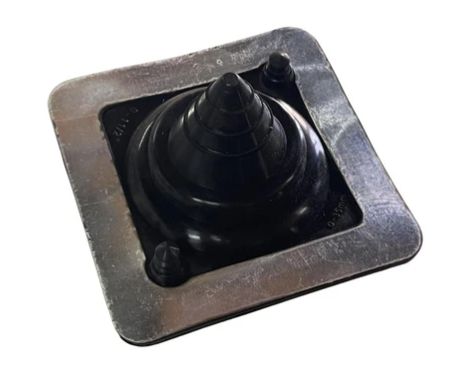 DEKTITE 5-55MM 135mm X 135mm ROOF FLASHING EPDM &amp; ALUMINIUM FLASHING