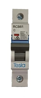 20A Circuit Breaker MCB 1 pole 6kA C Curve TESTMCB1P20