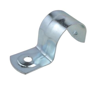 25mm Half Saddle Zinc Plated Box of 100 - HS25-100