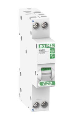 10A Clipsal Max9 Series 1 Pole Slim RCBO 1PN CLIMX9R3110