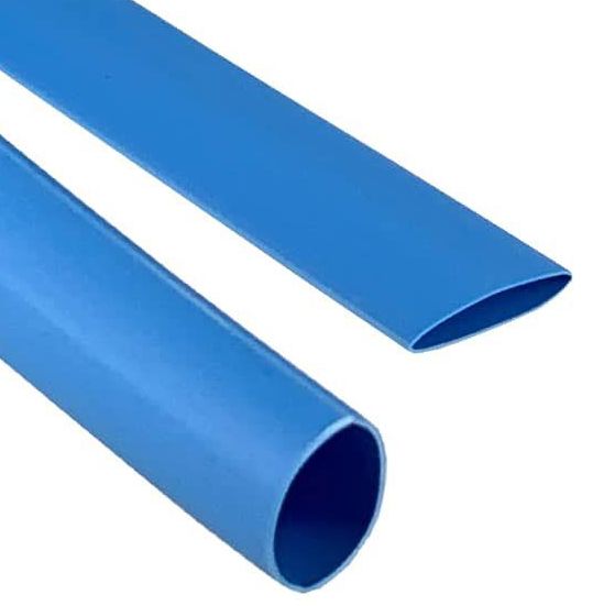 HEATSHRINK BLUE 38MM X 1.2M LENGTH