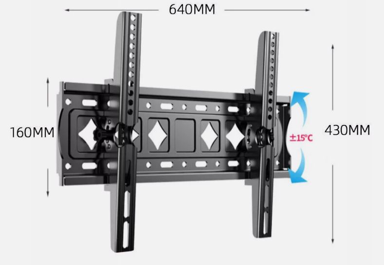 TV WALL MOUNT BRACKET 32-80 VESA COMPATIABLE TILTED HT004