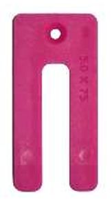 WINDOW PACKER PINK 5.0MM THICK X 75MM LONG