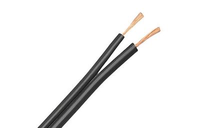 Garden Low Voltage Figure 8 Cable 3.2mm sq Twin Black 100m Roll F26042-100BLK