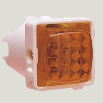 HPM EXCEL 24V AC-DC AMBER INDICATOR INDICATING LIGHT MECHANISM 707MAM
