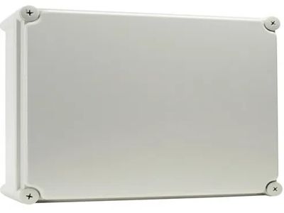 ABS ENCLOSURE 380MM X 280MM X 180MM DEEP GREY LID ADAPTABLE BOX IP66