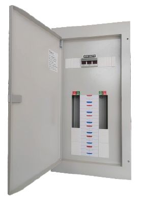 48 POLE METAL 3 PHASE DB WITH 125A MAIN SWITCH