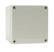 PVC BOX 125x125x100 Poly Enclosure Grey lid ADAPTABLE BOX IP66