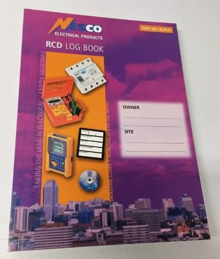 RCD LOG BOOK NESCO-RCDLB
