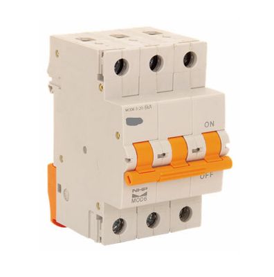 3 POLE MCB 6A 6KA MOD6 NHP