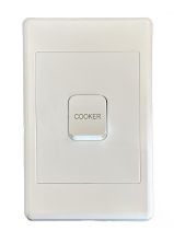 45A Wall Switch printed COOKER Vertical SW45AD