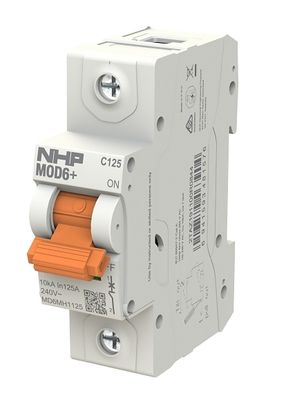 NHP MOD6+ MCB 10kA 1 Pole 80A C Curve MD6MH180