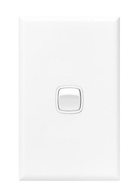 HPM EXCEL XL770/1WE VERTICAL 1 GANG SWITCH