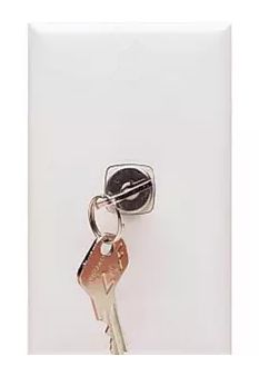 HPM EXCEL 770KLIOMBE WHITE REMOVABLE ON-OFF KEY SWITCH
