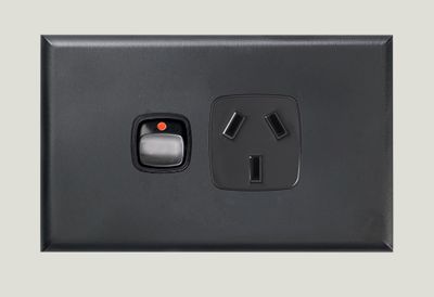 HPM SINGLE GPO POWERPOINT BLACK 10A XL787BL