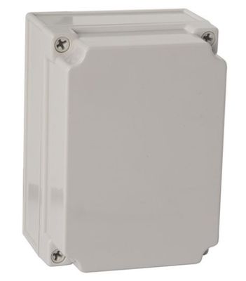 PVC BOX 175x125x100 Poly Enclosure Grey lid ADAPTABLE BOX IP66
