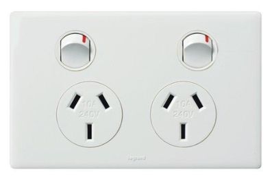 LEGRAND EXCEL LIFE DOUBLE GPO POWERPOINT WHITE ED777WE