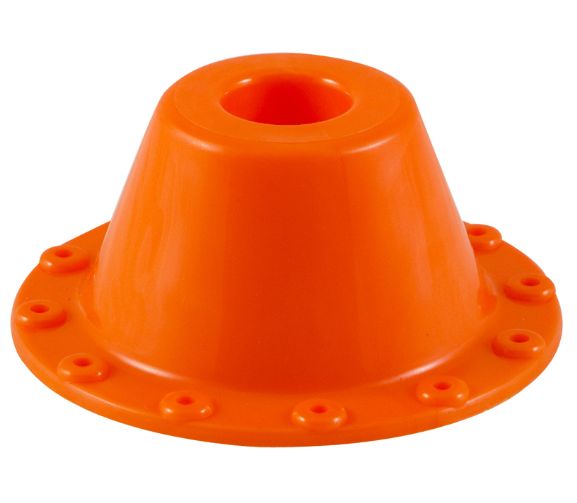 25 MM LOCATING FLANGE LC25 ORANGE