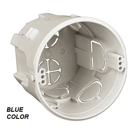 KPR 68 UNIVERSAL FLUSH MOUNTING BOX BLUE