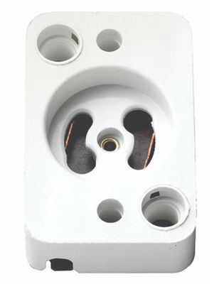 HPM 390 STARTER SOCKET HOLDER WHITE WITH 7/32 SCREWED TERMINALS