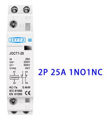 MODULAR RELAY 230V COIL 1NO1NC CONTACT JOCT1-25