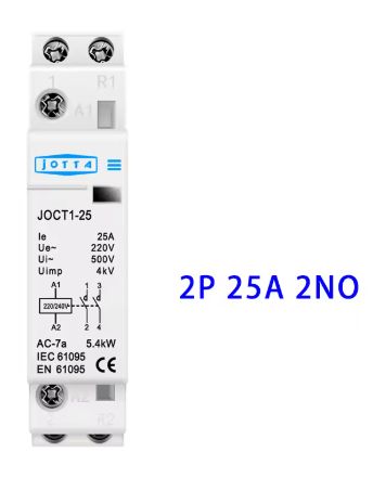 MODULAR RELAY 230V COIL 2NO CONTACT JOCT1-25