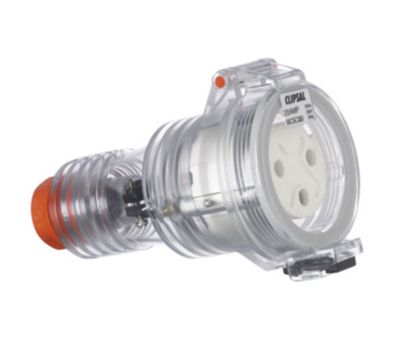 3 PIN FEMALE EXT SOCKET 20A ROUND PIN