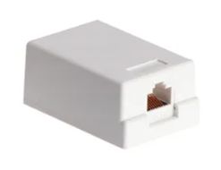 CAT6 SINGLE SURFACE MOUNT BOX 1 way RJ45 SMBC61