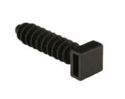 CHRISTMAS TREE PLUG BLACK 6MM 100 PACK