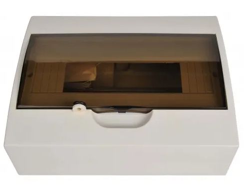 10 POLE SURFACE MOUNT DISTRIBUTION BOARD SWITCHBOARD WITH DOOR AND LINKS