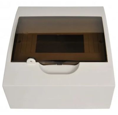 8 Pole Surface mount distribution board switchboard load center with lockable door earth neutral links SMS8