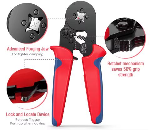 FERRUL BOOTLACE CRIMPER PLIER HSC8 6-4A