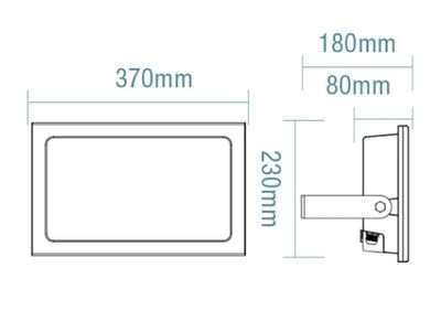 150W LED FLOODLIGHT IP65 TRICOLOUR MARTEC MLXO345150M