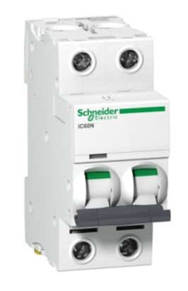 SCHNEIDER 2 POLE 6A MCB CIRCUIT BREAKER iC60N