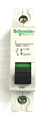 SCHNEIDER 100A MAIN SWITCH BLACK TOGGLE