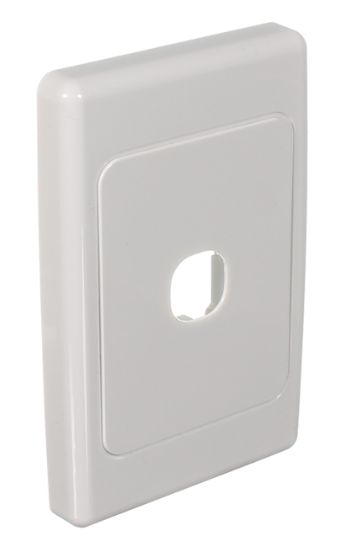 2000 SERIES 1 SINGLE GANG GRID AND PLATE 10A WHITE 2031VH